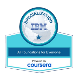 AI Foundations for Everyone Specialization Certificate