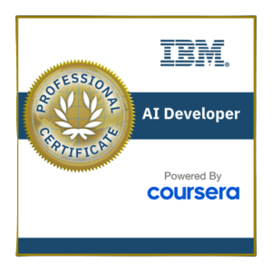 IBM AI Developer Professional Certificate