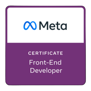 Meta Front-End Developer Professional Certificate