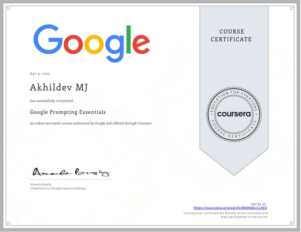 Google Prompting Essentials